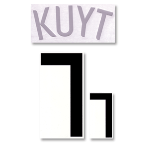 Nike Kuyt 7 06-07 Holland Home Name and Number Transfer