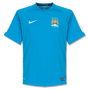 Nike Man City Sky Blue Training Shirt 2014 2015