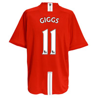 Nike Manchester United Home Shirt 2007/09 with Giggs