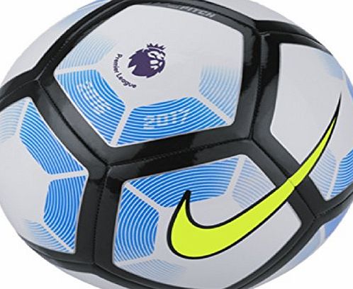 Nike Pitch Premier League Football 2017 - Size 5 - White/Blue