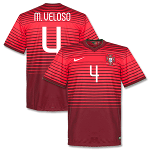 Nike Portugal Home Veloso Shirt 2014 2015 (Fan Style