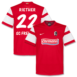 Nike SC Freiburg Home Riether Shirt 2014 2015 (Fan