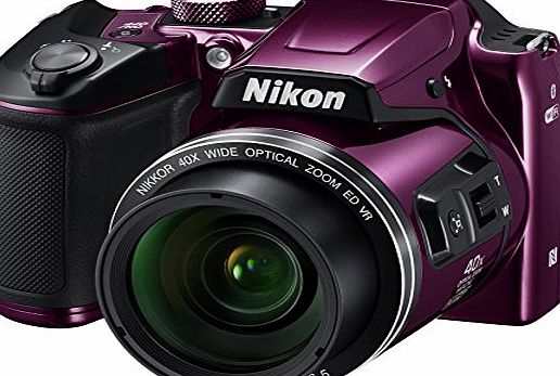 Nikon B500 Coolpix Digital Compact Camera - Plum