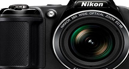 Nikon Coolpix L340 Bridge Camera - Black (20 MP, 28x Optical Zoom) 3-Inch LCD