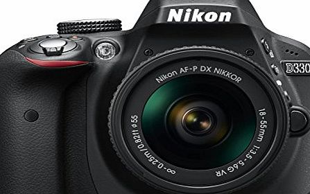 Nikon D3300 Digital SLR Camera (24.2 MP, AF-P 18-55VR Lens Kit, 3 inch LCD Screen) - Black