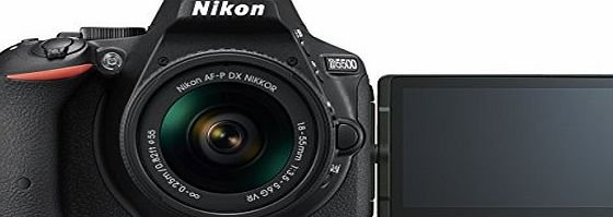 Nikon D5500 Digital SLR Camera (24.2 MP, AF-P 18-55VR Lens Kit, 3 inch LCD Screen) - Black