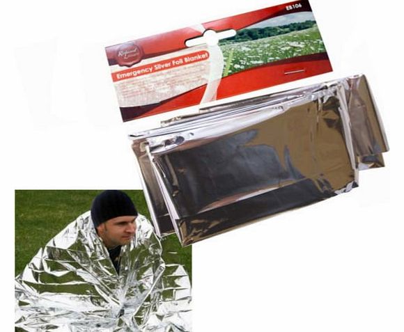 NJC Emergency Silver Foil / Survival Blanket. Ideal For Cars, Caravans