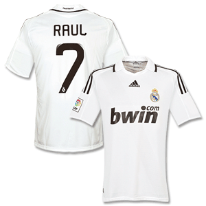 None 08-09 Real Madrid Home Shirt   Raul No.7