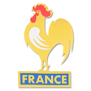 None France Embroidery Patch 90mm x 55mm