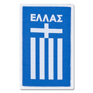 None Greece Embroidery Patch 90mm x 55mm