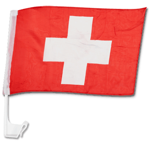 None Switzerland Car Flag
