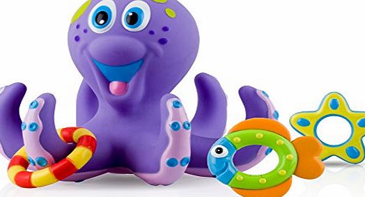 Nuby Octopus Floating Bath Toy (Multi-Coloured)