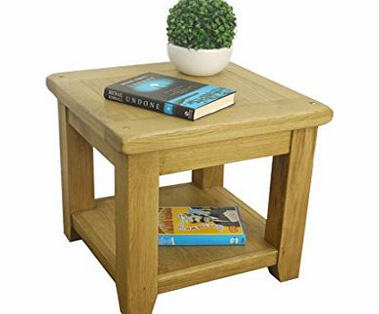 Oakwood  - OAK LAMP TABLE / SOLID TABLE WITH SHELF / LIVING ROOM SIDE UNITS / BED SIDE TABLE
