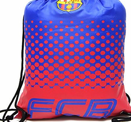 Official Football Merchandise Barcelona FC Football Team Fade Drawstring Swimming Kit Gym Bag