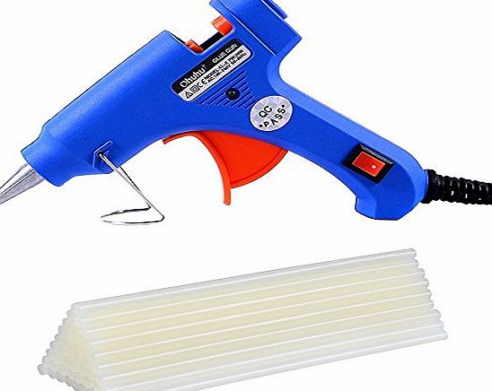 ohuhu  Hot Glue Gun with 26 pcs Melt Glue Sticks for DIY Craft Projects and Quick Repairs, 20W