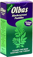 Blackcurrant Pastilles Sugar-Free 40g
