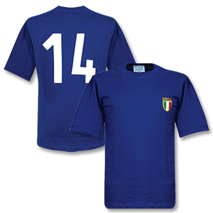 Old Legend 1970 Italy Home World Cup Shirt   No.14 (Rivera)