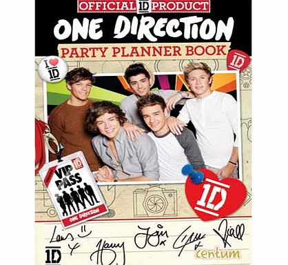 One Direction Party Planner Book