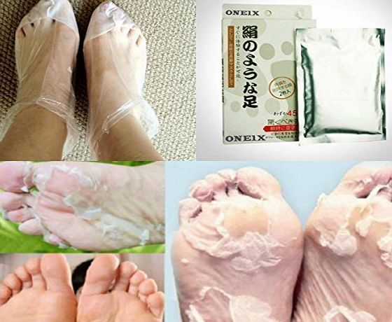 ONE1X Exfoliating Feet Foot Mask Foot Care Renew Foot Dead Cracked Skin Corn Remover, Perfectly Peel Away Calluses and Dead Skin Cells in Just 7 days, Also Treats unpleasant odour