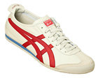 Onitsuka Tiger Mexico 66 Light Grey/Red Leather