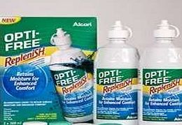 Opti-Free Replenish Contact Lens Solution (3 Months Pack) 2x300ml