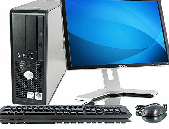 Optiplex Windows 7 - Dell OptiPlex Computer Tower with Dell Monitor - Intel Core 2 Duo CPU - 250GB Hard Drive - 4GB RAM