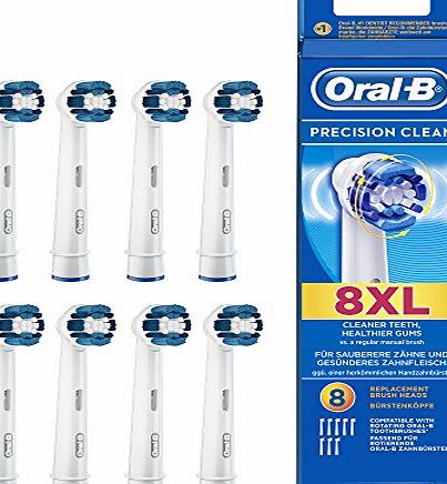 Oral-B Braun Oral-B Precision Clean Electric Replacement Toothbrush Heads - Pack of 8