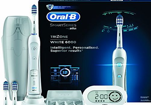 Oral-B TriZone 6000 Electric Rechargeable Toothbrush with Bluetooth Connectivity