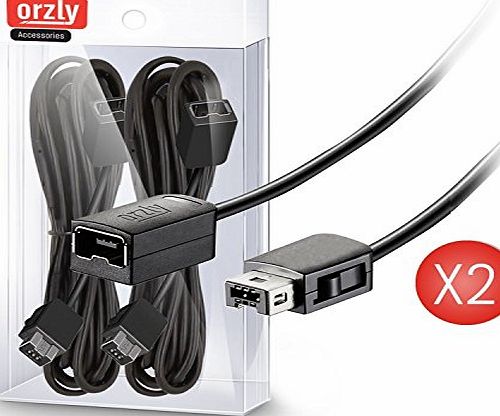 OrzlyAccessories NES Mini Classic - Orzly 1.8M Extension Cable / Cord / Lead for Nintendo Classic Mini NES (New 2016 Mini NES version) - TWIN PACK