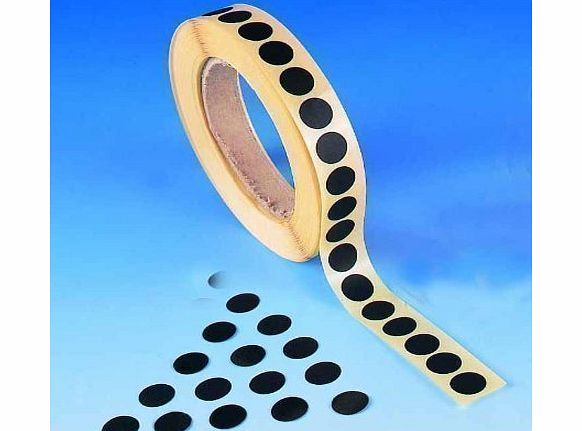 OSG Snooker 50 Table Black Adhesive Spots Snooker Pool Table Accessories/Stickers