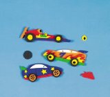 otc Race Car Magnet Craft Kit x 12