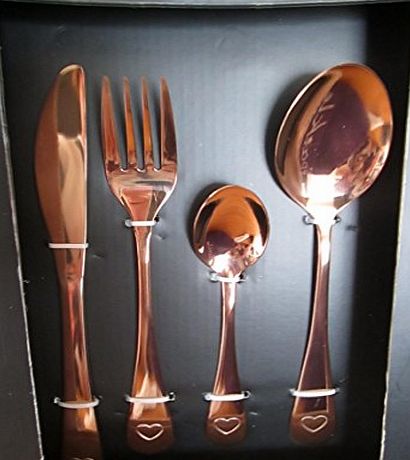 Other Copper Cutlery 16 Piece Set