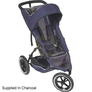 Phil and Teds E3 Buggy Pushchair Charcoal