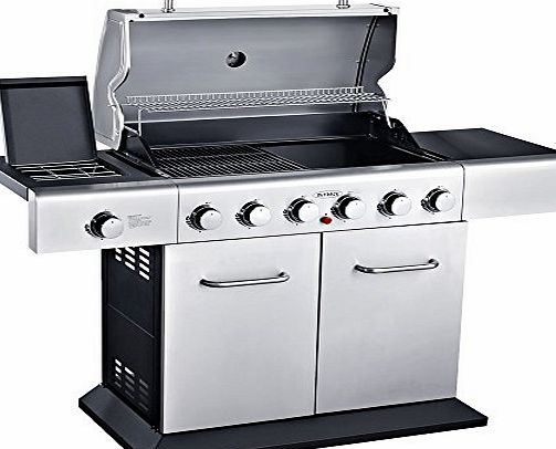 Outback Meteor Hooded Stainless Steel 6 Burner Gas BBQ