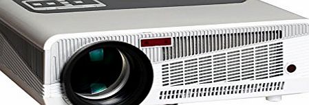 OWLENZ HTP LED86  White LED Projector 2800 Lumens Home Cinema Theater Support AV/VGA/USB/SD/HDMI/TV