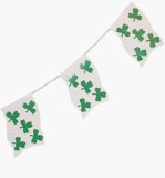 Pams Bunting (8ft) Quality Paper Flags - Shamrock