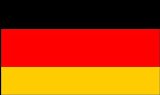 Pams Germany Paper Flag 150mm x 100mm (PK 6)