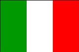 Pams Paper Bunting: 2.4m, 10 Flags Italy