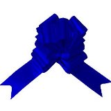Pams Pull Bows - 10 Blue pull bows - great for pew bows, cars and gift wrapping
