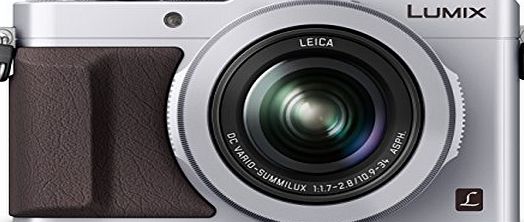 Panasonic DMC-LX100EBS Digital Camera (4/3 inch MOS Sensor, f1.7-2.8 LEICA DC VARIO-SUMMILUX Lens with 24-75mm) - Silver