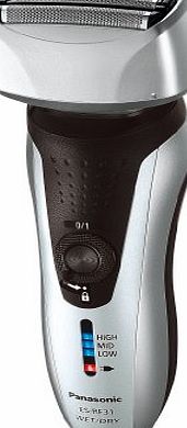 Panasonic ES-RF31 4-Blade Electric Shaver Wet/Dry with Flexible Pivoting Head for Men, Stainless