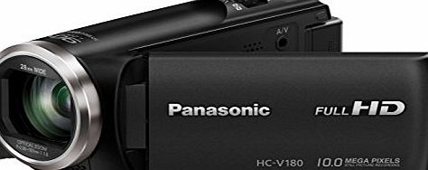 Panasonic HC-V180EG-K Full HD hand-held camcorder - camcorders (MOS BSI, 25.4 / 5.8 mm (1 / 5.8``), 2.06 - 103 mm, 28 - 1740 mm, Memory card, SD, SDHC, SDXC)