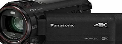 Panasonic HC-VX980EB-K 4K Camcorder with Wireless Multi Camera Function