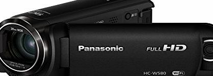 Panasonic HC-W580 Camcorder - Black (2.51 MP,50 x Zoom, FHD,WiFi) 3-Inch LCD