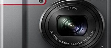 Panasonic Lumix DMC-TZ100EBK Compact Digital Camera (20.1 MP, 25-250 mm, 10x Optical Zoom, F2.8-5.9 Leica Lens) - Silver