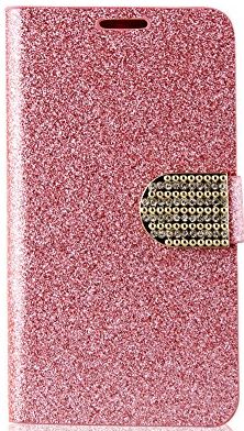Paramount City New Stylish Multicolor Deluxe Shining Crystal Bling PU Leather Wallet Flip Pouch Case Cover for Sams