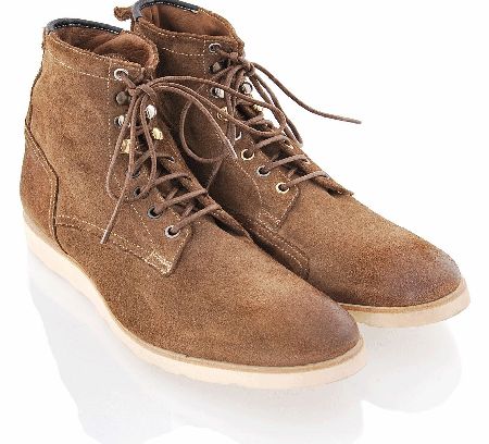 Paul Smith Footwear Bud Washed Suede Boots