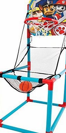 Paw Patrol Junior Pro Basketball Net Game Childrens Kids Indoor Auto Ball Return Toy Set Gift