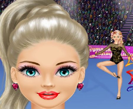Peachy Games LLC Gymnastics Salon: Spa, Makeup and Dress Up Gymnast Makeover Girly Girl Games with Face Paint