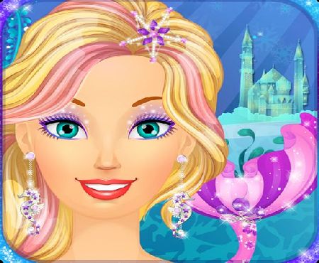 Peachy Games LLC Mermaid Ice Princess Salon: Spa, Makeup and Dress Up Girls Beauty Makeover Games